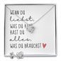 Love Knot Ohrringe & Halskette