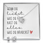 Love Knot Ohrringe & Halskette