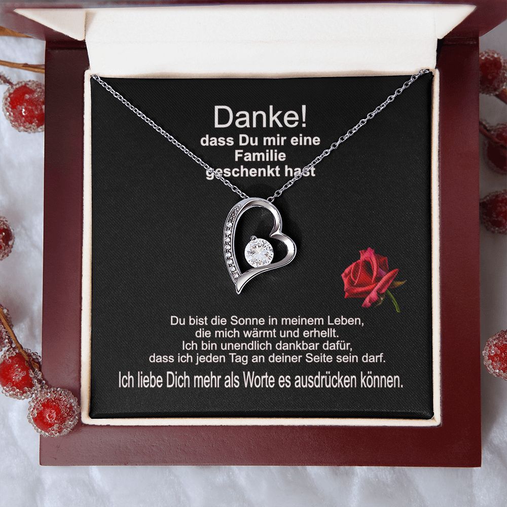 Forever Love Halskette mit Herz-Anhänger