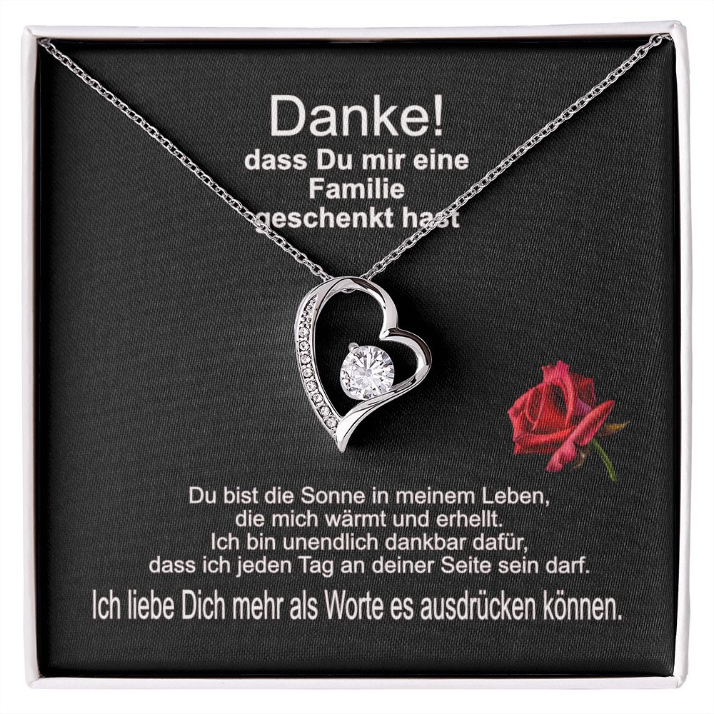 Forever Love Halskette mit Herz-Anhänger