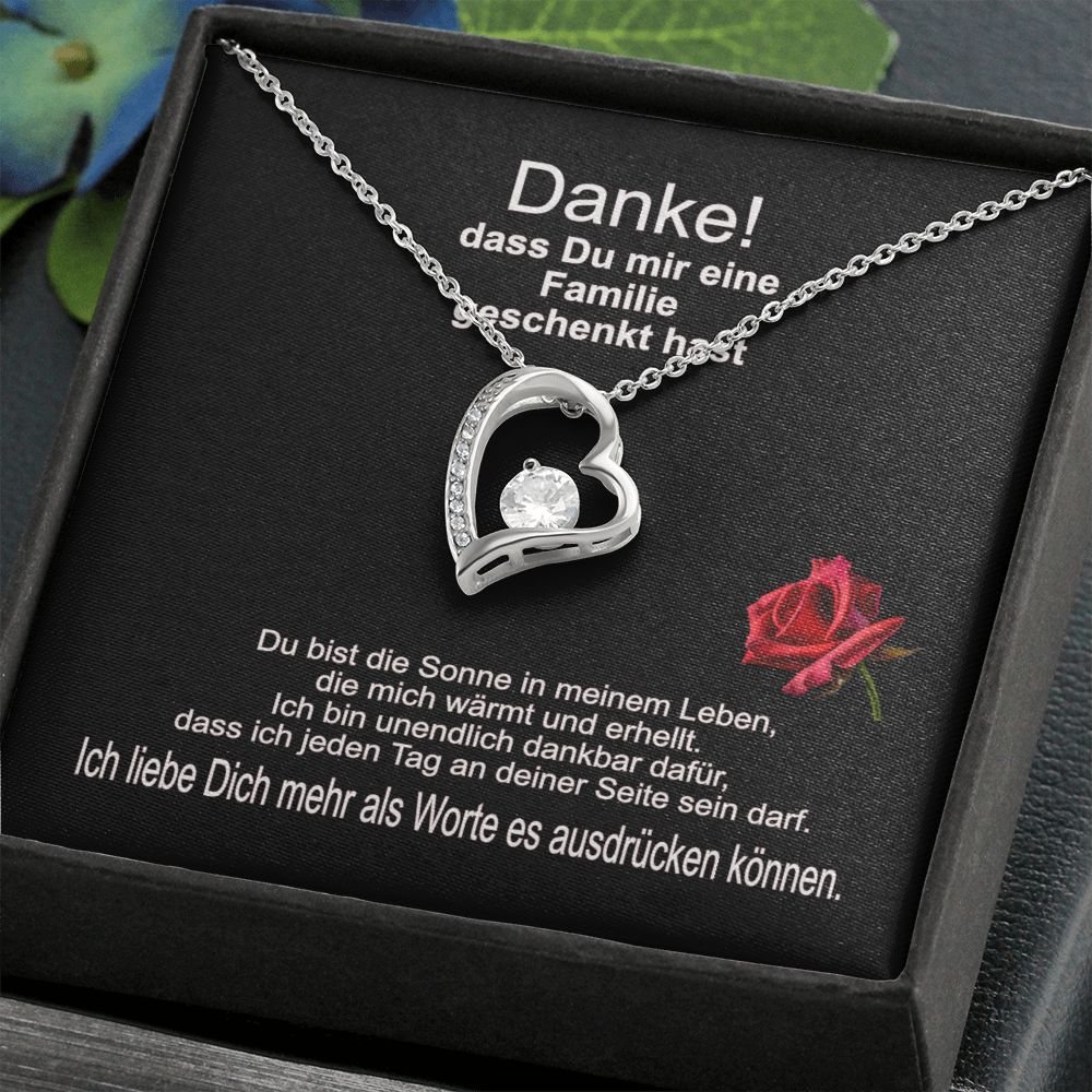 Forever Love Halskette mit Herz-Anhänger