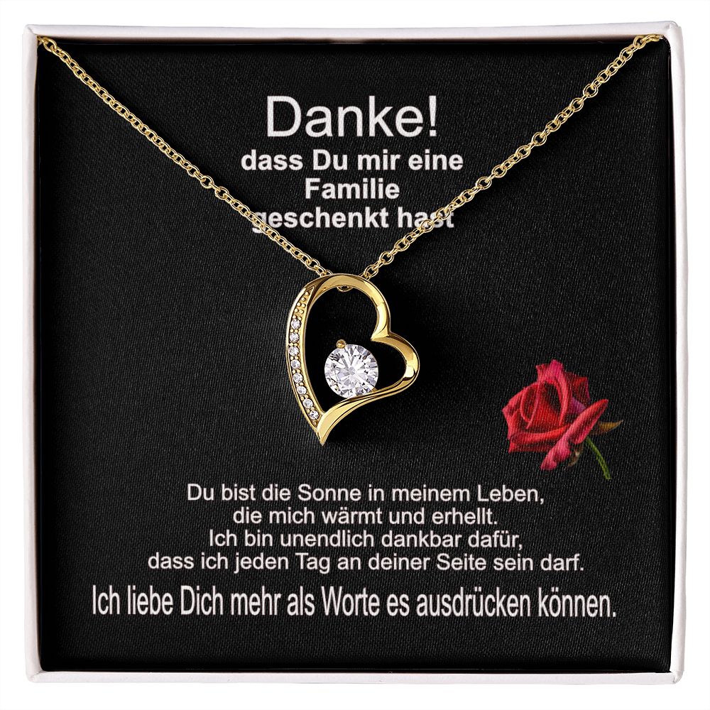 Forever Love Halskette mit Herz-Anhänger