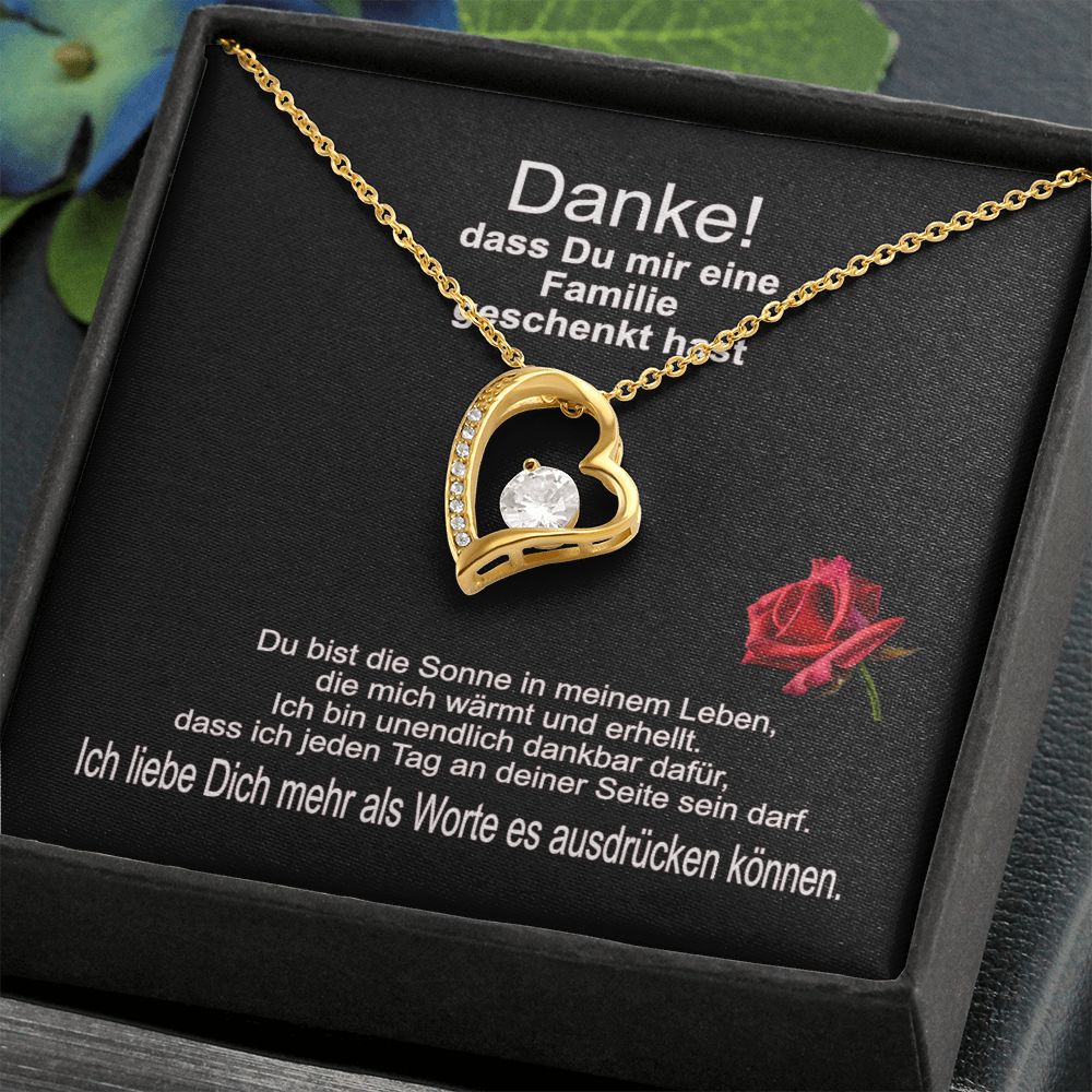 Forever Love Halskette mit Herz-Anhänger
